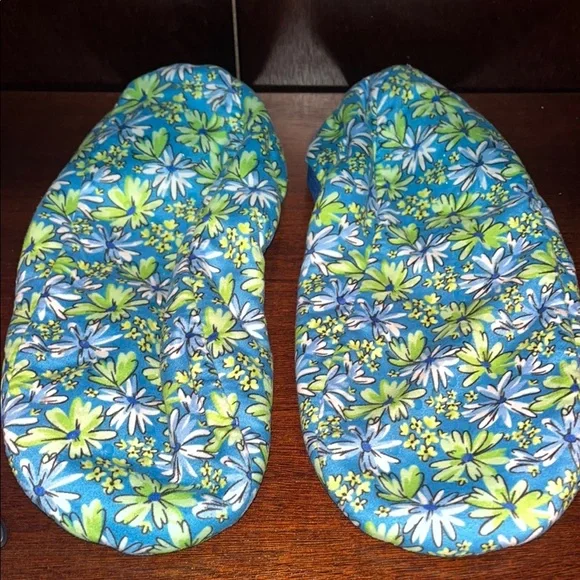 🍀6/$20 Skinnies by snoozies travel slippers and Pouch Set - Picture 3 of 7